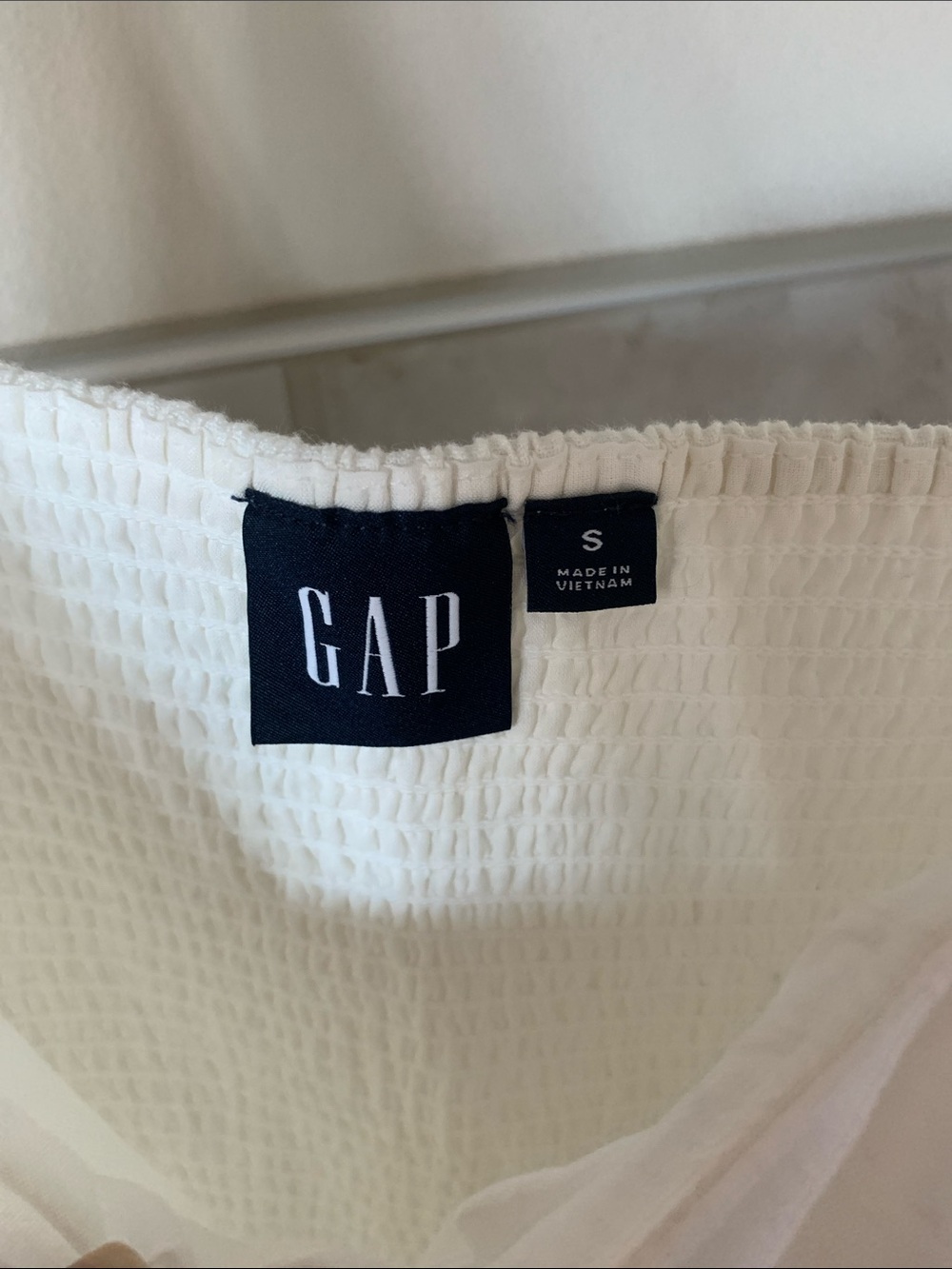 NWOT Gap Lined Linen Blend Square-Neck Maxi Dress in Creamy White Size S - Picture 2 of 6